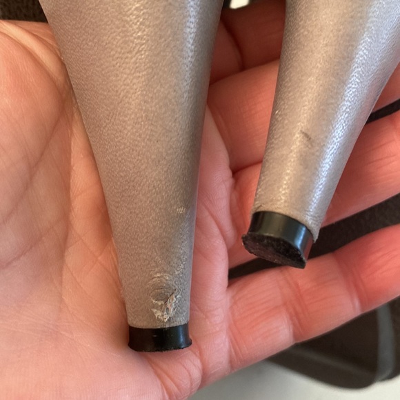 Coach Annika grey leather booties - Picture 13 of 16